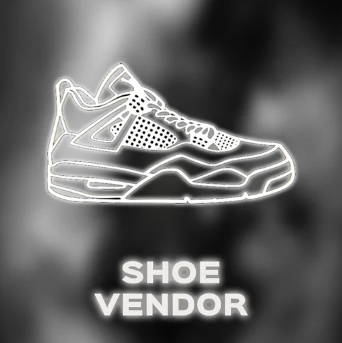 Shoe vendor